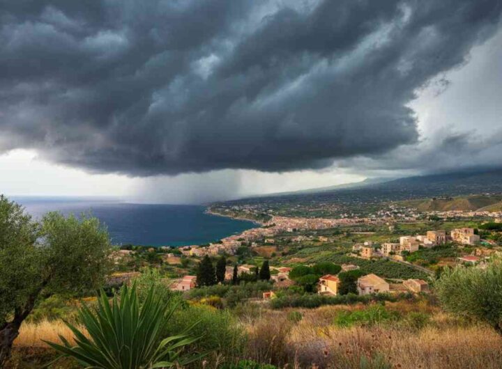 Allerta meteo gialla in Sicilia: ecco dove colpiranno i temporali domani 10 febbraio