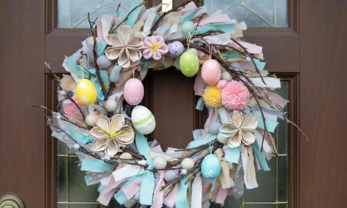 Crea ghirlande di Pasqua fai da te: 5 idee uniche per abbellire la tua porta d'ingresso