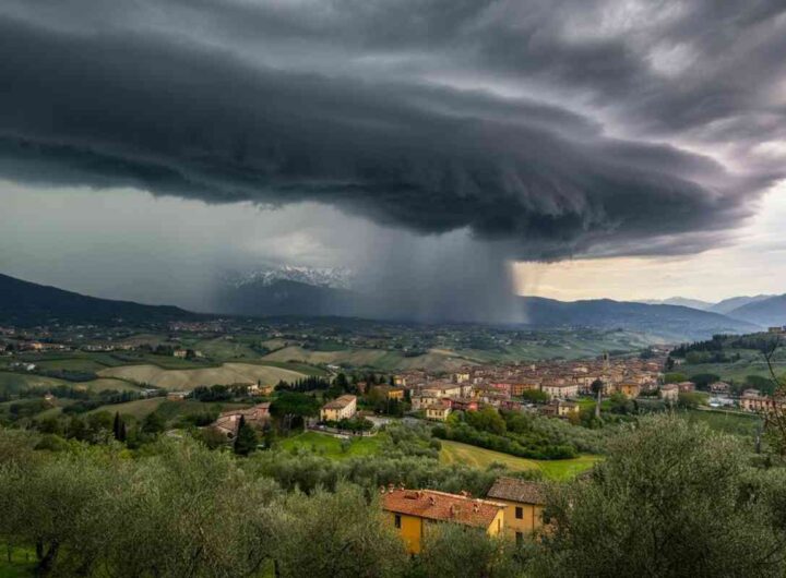 Maltempo in arrivo: allerta arancione e gialla per temporali il 12 marzo nelle regioni a rischio