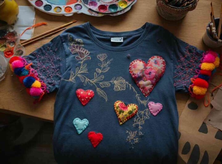 Rinnova la tua maglietta: idee creative di fai da te tra pittura e ricamo